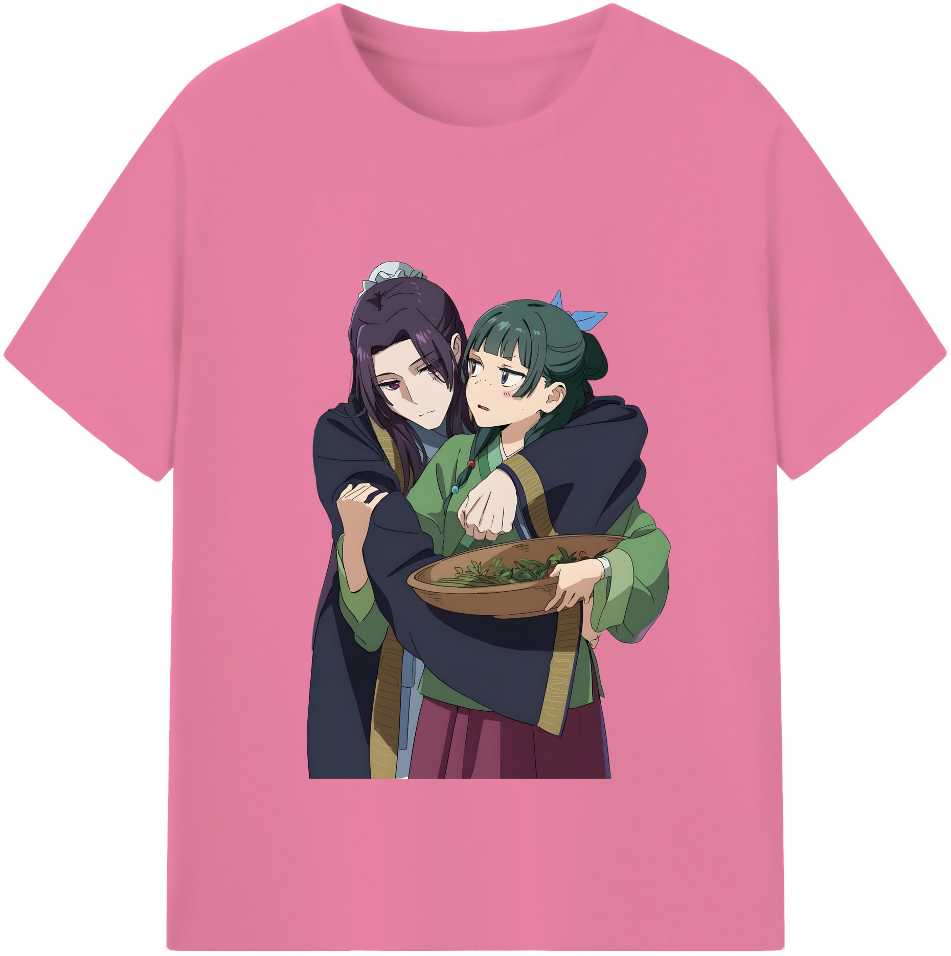 （画像用） 薬屋のひとりごと The Apothecary Diaries 綿100％半袖Tシャツ（フロントプリント）